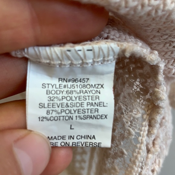 Knitted long sleeve cream top - Picture 4 of 5